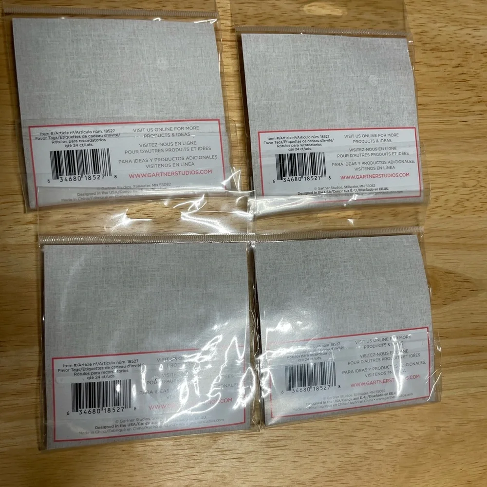 Gartner Studios Wedding Banner Set  and 4 packs of Wedding favor Tags